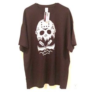 Brown Jason Voorhees T-shirt, brown